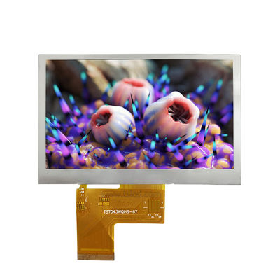 RGB ইন্টারফেস সহ 4.3 ইঞ্চি 480x272 রেজোলিউশন TFT LCD ডিসপ্লে