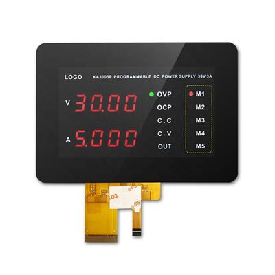 480x272 4.3ইঞ্চি TFT LCD মডিউল স্ক্রীন CTP সহ, 12 O'clock, ST7282, RGB-24bit TN ডিসপ্লে