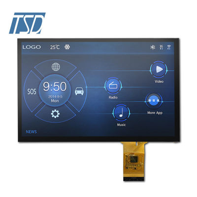 ক্যাপাসিটিভ TFT LCD টাচ স্ক্রীন ডিসপ্লে 10.1 ইঞ্চি 1024x800 360mA
