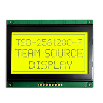 কাস্টম 256x128 FSTN ট্রান্সমিসিভ পজিটিভ COB গ্রাফিক একরঙা LCD স্ক্রীন ডিসপ্লে মডিউল