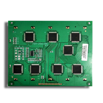 কাস্টম 256x128 FSTN ট্রান্সমিসিভ পজিটিভ COB গ্রাফিক একরঙা LCD স্ক্রীন ডিসপ্লে মডিউল