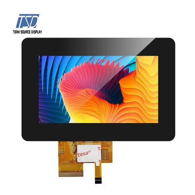 CTP 4.3 ইঞ্চি 480x272 রেজোলিউশন সহ RGB ইন্টারফেস 280nits TFT LCD ডিসপ্লে