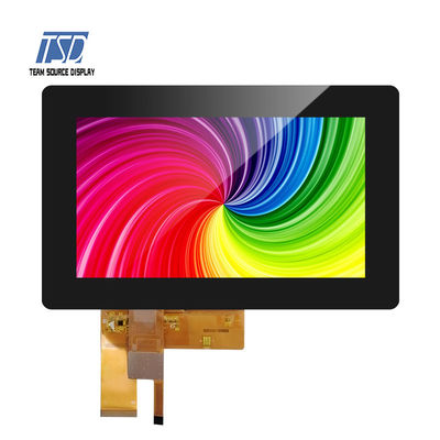 TSD স্ট্যান্ডার্ড TFT LCD ডিসপ্লে মডিউল 7 ইঞ্চি 450 Nits 800x480 RGB টাচ প্যানেল সহ