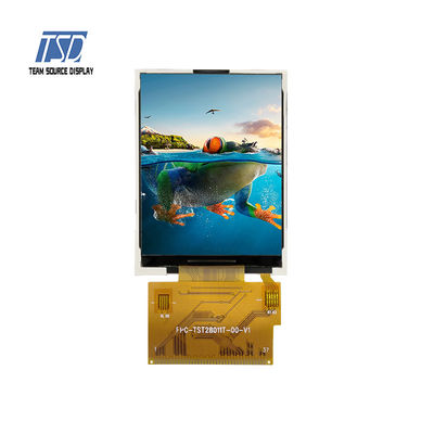 240x320 রেজোলিউশন 2.8&quot; MCU ইন্টারফেসের সাথে রঙিন TFT ট্রান্সমিসিভ LCD প্যানেল