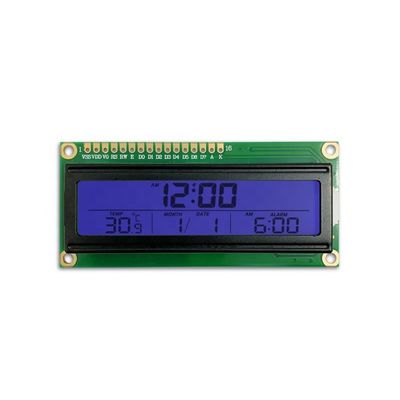 1/5BIAS STN ক্যারেক্টার LCD মডিউল 16x2 ডট ST7066U-0R ড্রাইভার