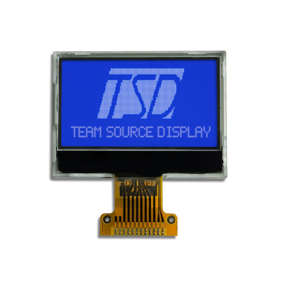 পজিটিভ COG LCD ডিসপ্লে 25.58x6 সক্রিয় এলাকা 128x64 ডট 6 O'Clock দেখার কোণ