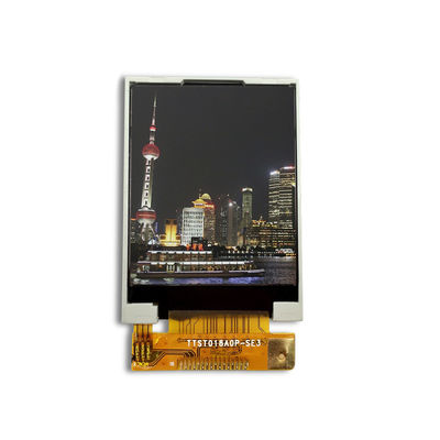 ILI9163V IC সহ 1.77in 180nits SPI ইন্টারফেস TFT LCD মডিউল 128x160