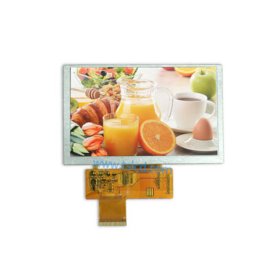 ST7257 IC সহ RGB ইন্টারফেস 5 ইঞ্চি 480x272 300nits TFT LCD ডিসপ্লে স্ক্রীন