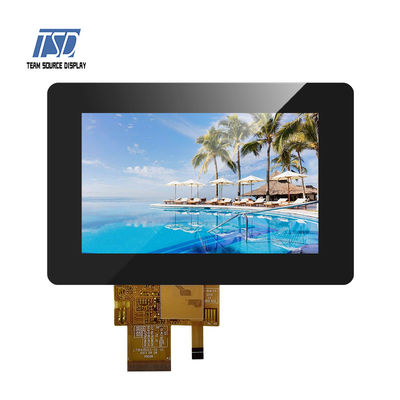 TTL ইন্টারফেস TFT LCD স্ক্রীন সহ ILI5480 IC 500nits 5 ইঞ্চি TFT LCD ডিসপ্লে 800x480