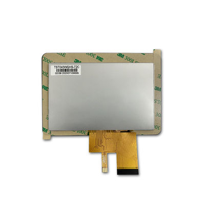 ক্যাপাসিটিভ টাচ প্যানেল সহ 4.3 ইঞ্চি IPS TFT LCD ডিসপ্লে 480x272
