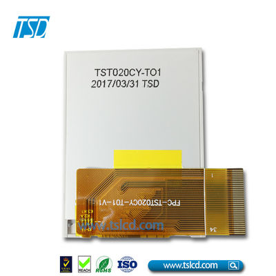 2'' 2 ইঞ্চি 176xRGBx220 রেজোলিউশন TN প্রতিরোধী রঙ TFT LCD টাচ স্ক্রীন MCU ইন্টারফেস ডিসপ্লে মডিউল