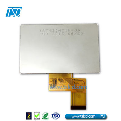4.3'' 4.3 ইঞ্চি 800xRGBx480 রেজোলিউশন RGB ইন্টারফেস আউটডোর IPS TFT LCD ডিসপ্লে মডিউল